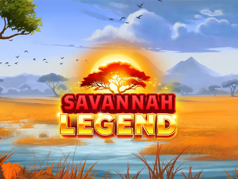 Savannah Legend themed background for esports match